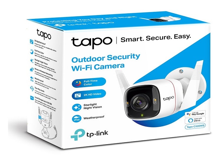  TP-Link Tapo - Cámara de seguridad 2K HD para