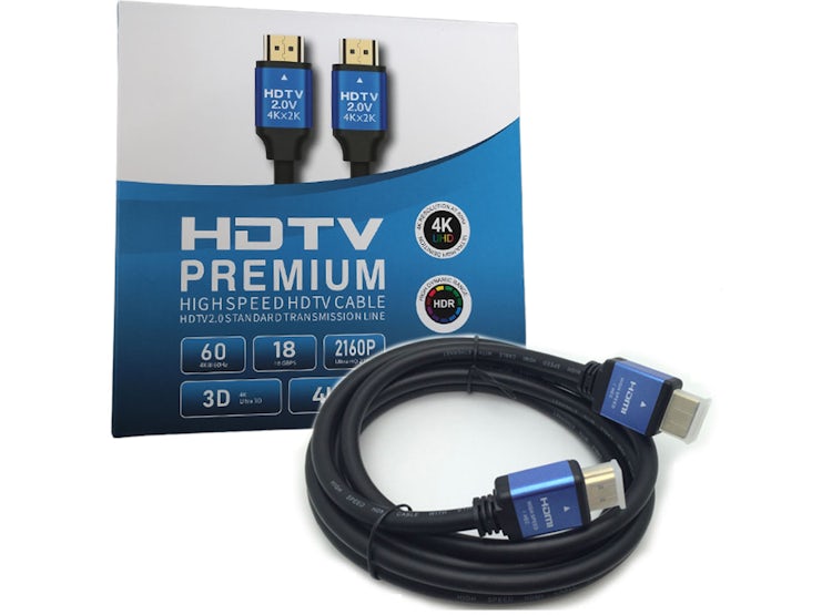 Ripley - CABLE HDMI SANTOFA ELECTRONICS 2.0 4K ULTRA HD ALTA VELOCIDAD 3D  1,5 METROS 2160P PVC