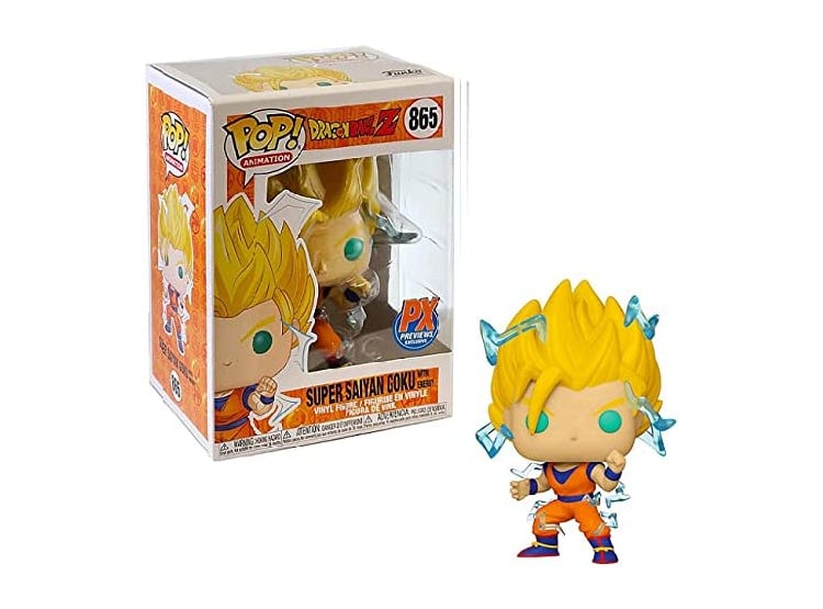 Ripley - FUNKO POP! ANIMATION DRAGON BALL Z: SS GOKU WITH ENERGY #865 PX  PREVIEWS EXCLUSIVE