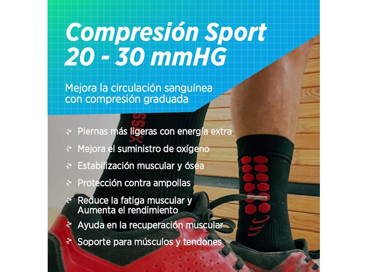 Medias de Compresión Deportivas Unisex – Pro Sports Peru