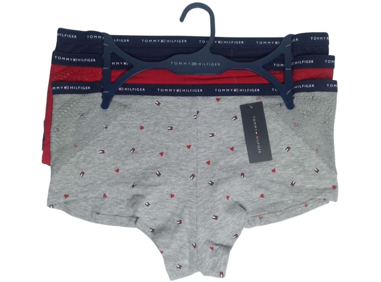 ROPA INTERIOR TIPO BOXER TOMMY HILFIGER PARA MUJER - PACKX3