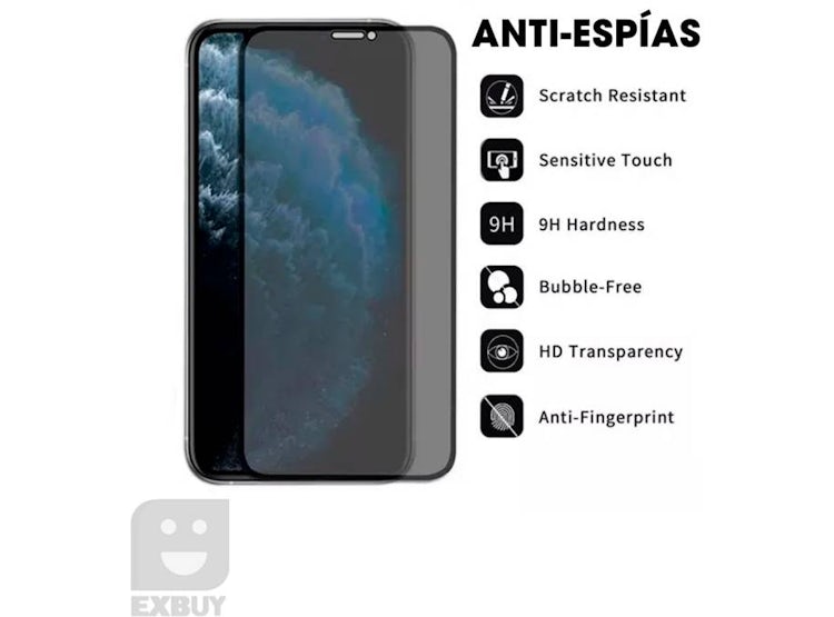 Cristal templado ANTIESPIA para Samsung Galaxy A70 - Display de