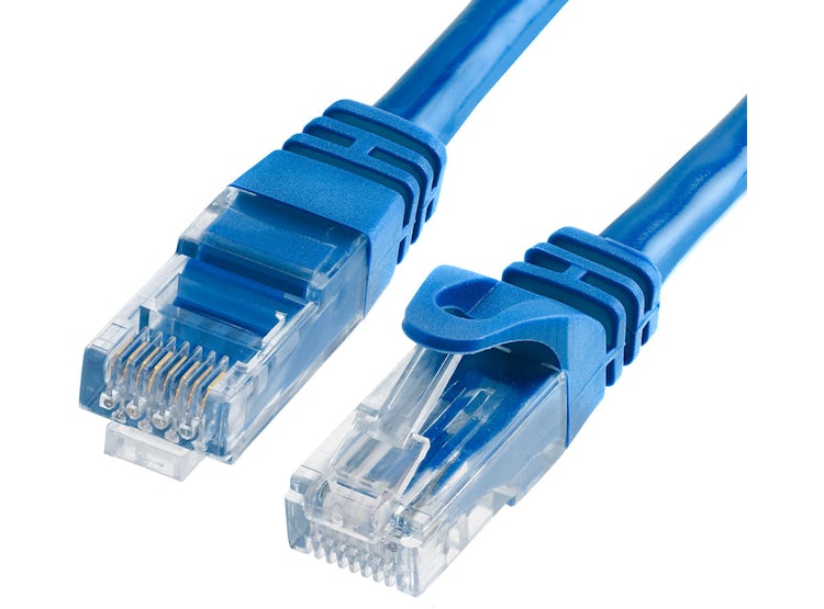 Qian Cable De Red Utp Categoria 6 Ponchado (20 Metros, Azul) :  : Electrónicos