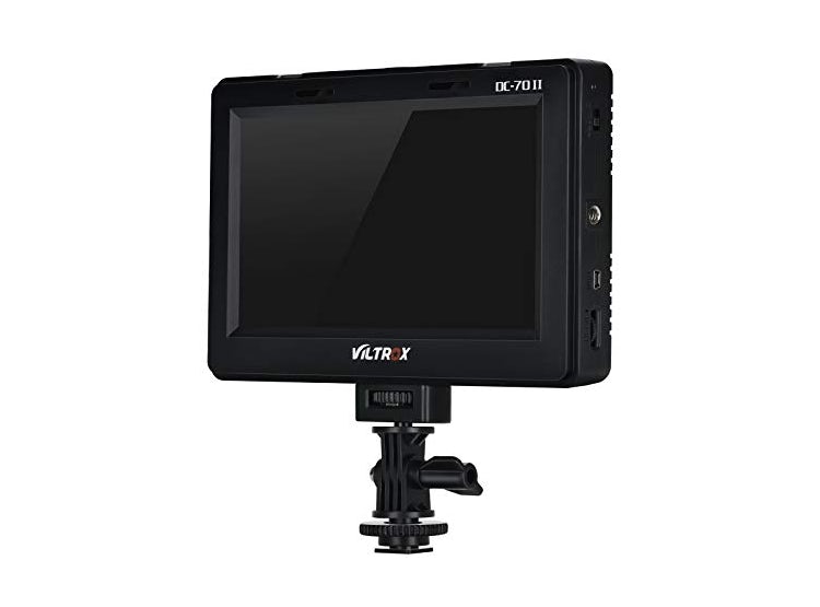 VILTROX MONITOR DE CÁMARA Y VIDEO LCD 4K HD ENTRADA Y SALIDA HDMI/SDI/AV  PARA DSLR CON ADAPTADOR DE ZAPATA