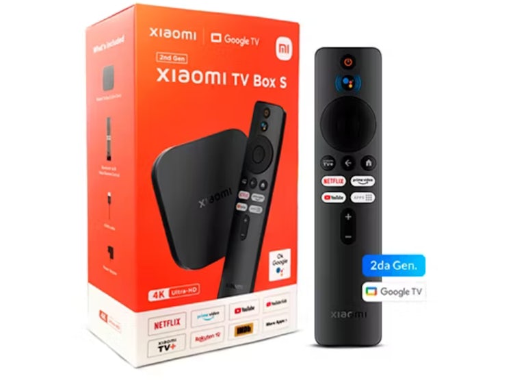 Ripley - XIAOMI MI TV BOX S 2DA GEN CON GOOGLE TV ULTRA 4K CHROMECAST